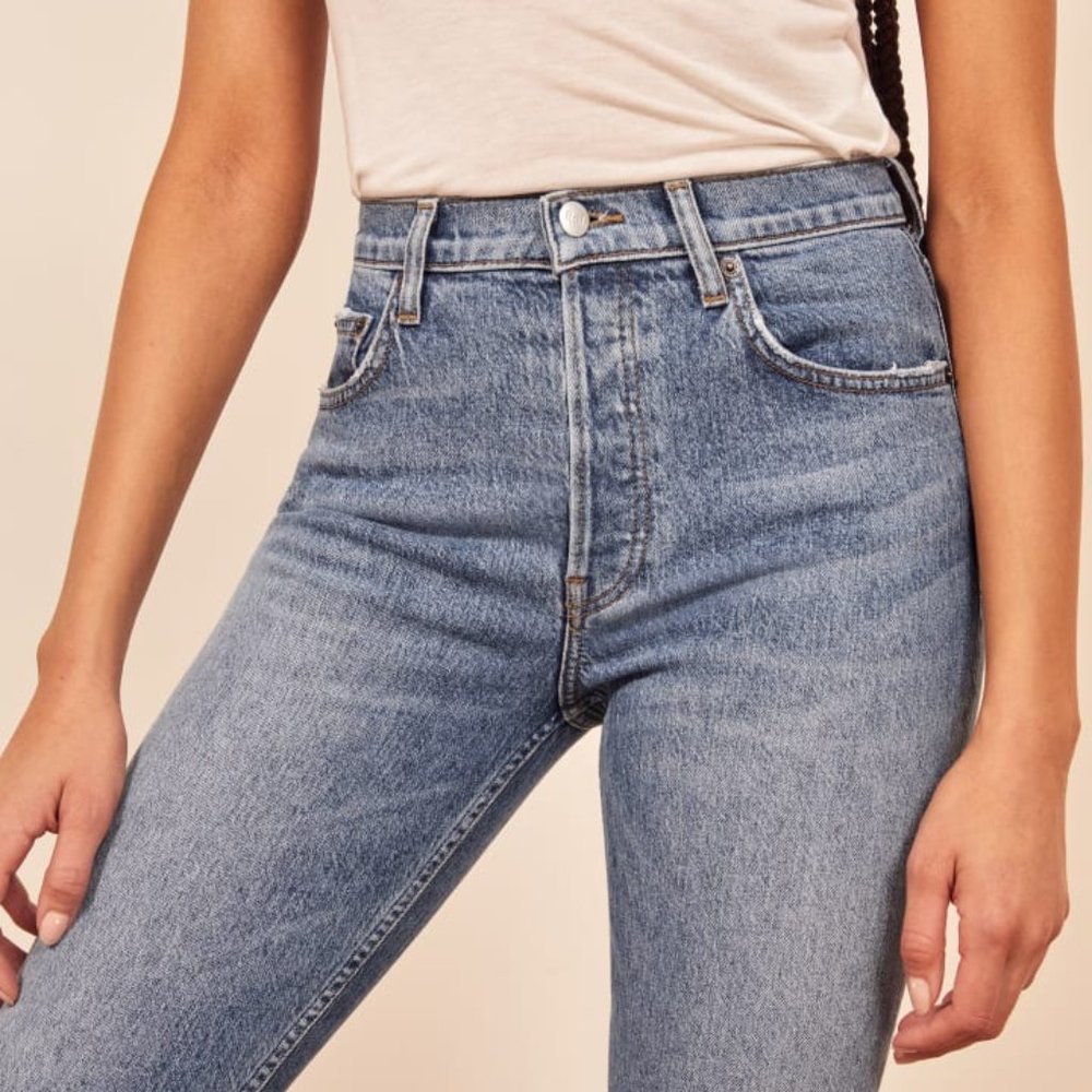 Reformation Serena High Skinny Crop Size 26